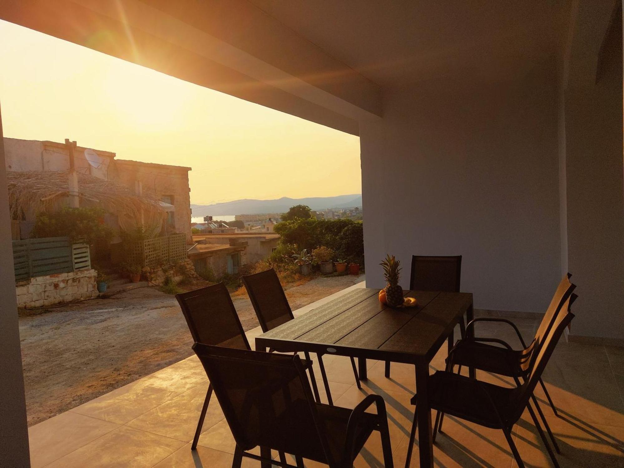 Blue Horizon Kissamos Apartment Bagian luar foto